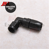 AN6 90 Degree Swivel Elbow Aluminum Low Profile Hose Fittings - Female Thread