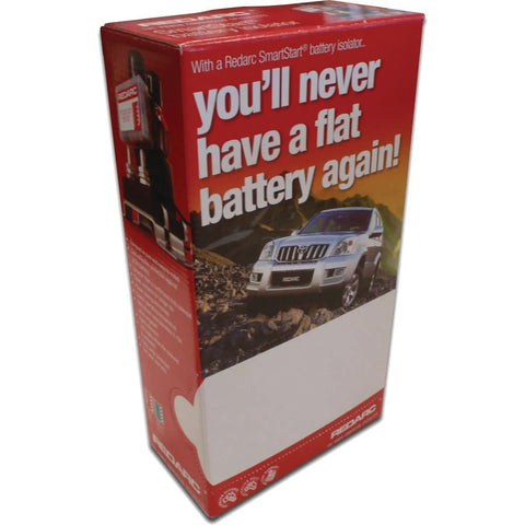 Redarc Pkt 6 Battery Isolatr 12V 100A C/Rate 400A Max In-Rush Rating
