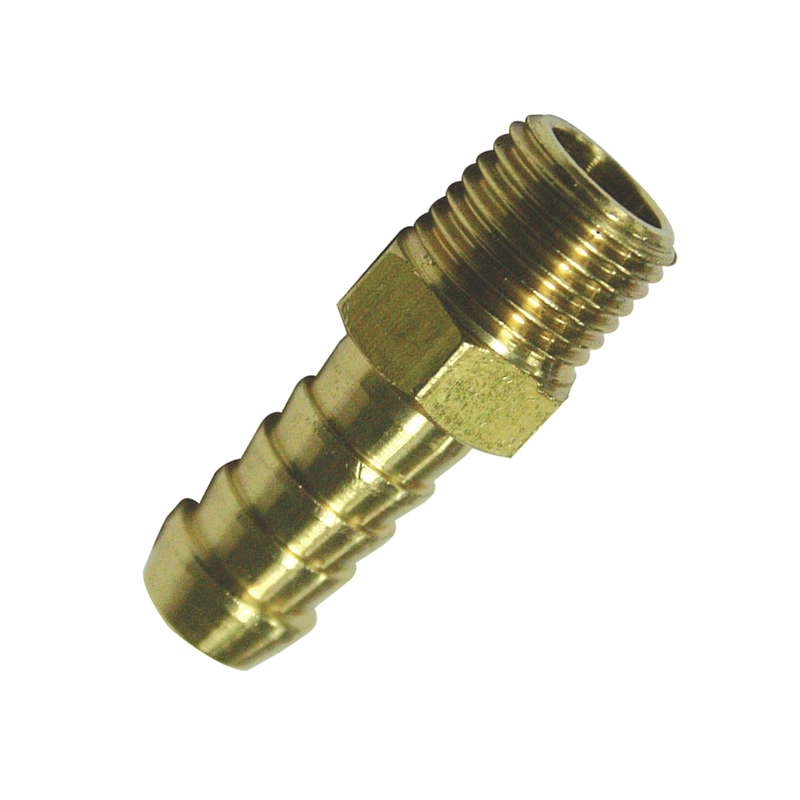 SP Tools Barb Hose Brass 1/4"M x 3/8" SCA19