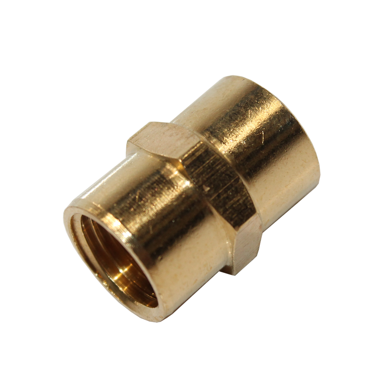SP Tools Air Fitting - 1/4"M x 1/4"F Hex Socket - Brass