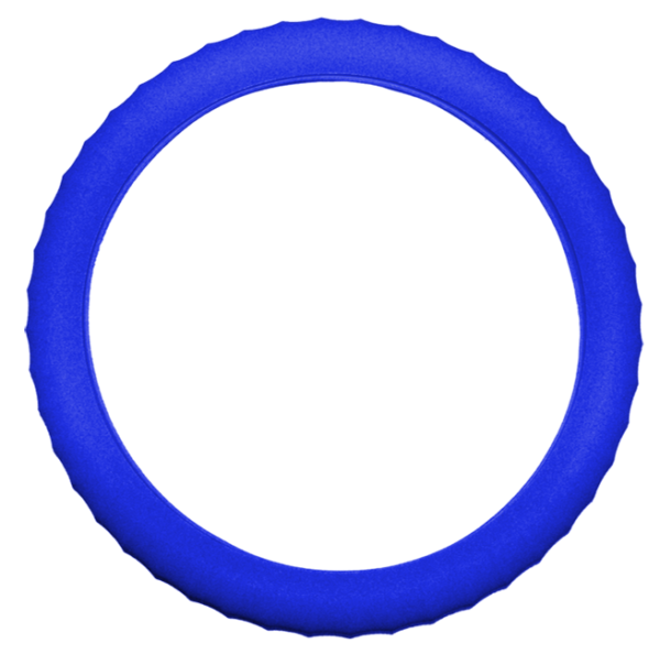 Autotecnica Fluro Silicone Steering Wheel Covers - Blue