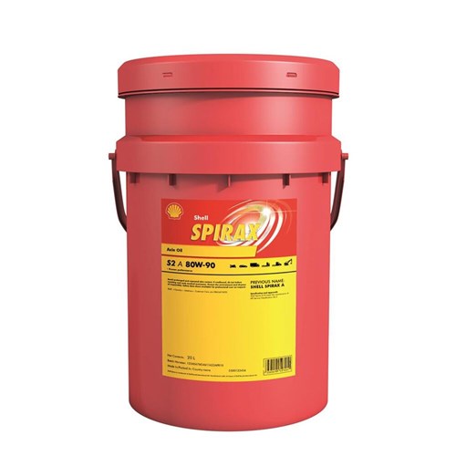 Shell Lubricants Spirax S2 A Gear Oil 80W90 20Ltr