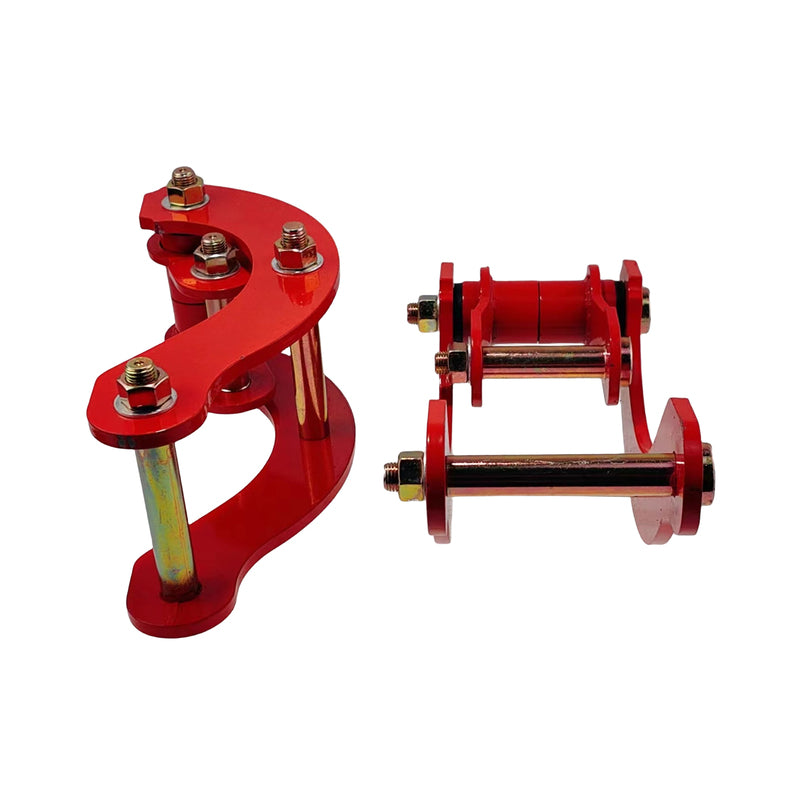 2' Rear Leaf Extended Double G Shackle Leveling Lift Kit Fit LDV T60 Holden Colorado RG Isuzu Dmax — image 1