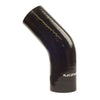 Raceworks 45 Degree Reducer Elbow 1.5-1.75'' - 38-45mm Black
