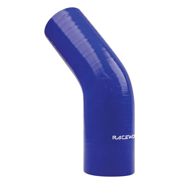 Raceworks 45 Degree Reducer Elbow 2-3'' - 51-76mm Blue