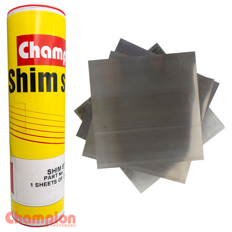 Champion Fasteners Shim Stock Steel .010In X 150mm X