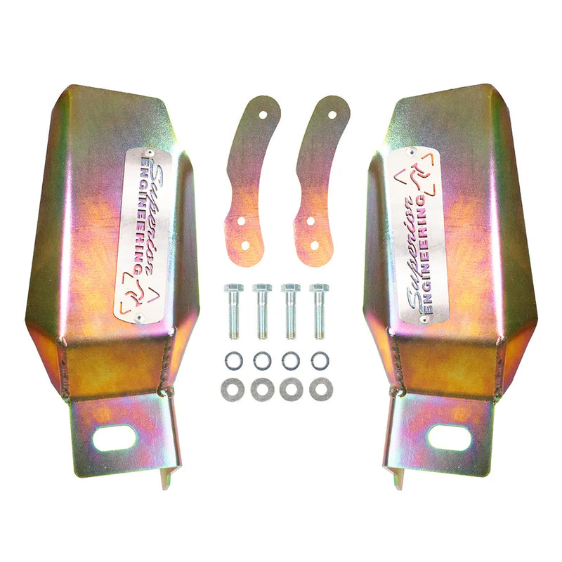 Superior Engineering Rear Shock Guards — Toyota LandCruiser 300 Series/Prado 250 Series