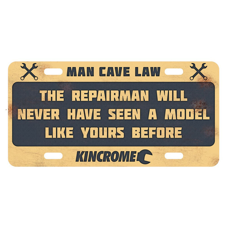 Kincrome Sign - Man Cave Law SIGN22