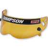 Simpson Racing Helmet Replacement Shields - Amber - X Bandit Diamondback Skull and RX