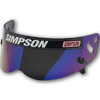 Simpson Racing Helmet Replacement Shields - Iridium - X Bandit Diamondback Skull and RX