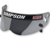 Simpson Racing Helmet Replacement Shields - Mirror - X Bandit Diamondback Skull and RX