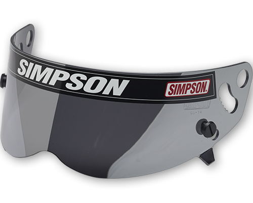 Simpson Racing Helmet Replacement Shields - Mirror - X Bandit Diamondback Skull and RX