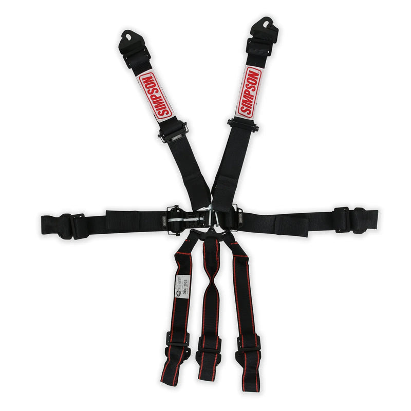 Simpson Racing Latch & Link Harness 2" Double Pull down SFI 16.1 - 7-point Clip in