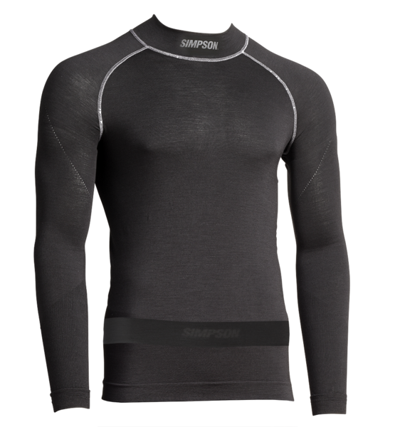 Simpson Racing Profit Base Layer Top - 4XL - Black