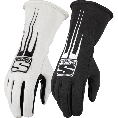 Simpson Racing 20800SK Predator Gloves - Small - Black