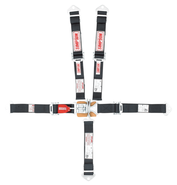 Simpson Racing Quarter Midget Harness - Black