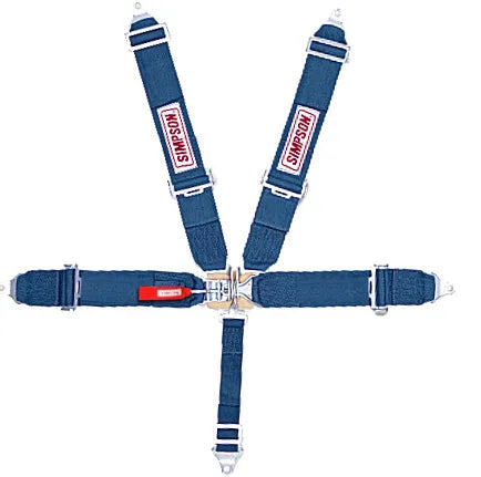 Simpson Racing STD. Latch & Link 5pt. Harness - Blue