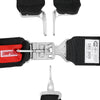 Simpson Racing STD. Latch & Link 5pt. Harness - Sprint Latch & Link - 55" - Pull Down - HANS Shoulders