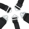 Simpson Racing 29102BKH LCL 62" Lap FM 5-Point PU Harness Black - Lever Camlock - 62" - Pull Up - HANS Shoulders