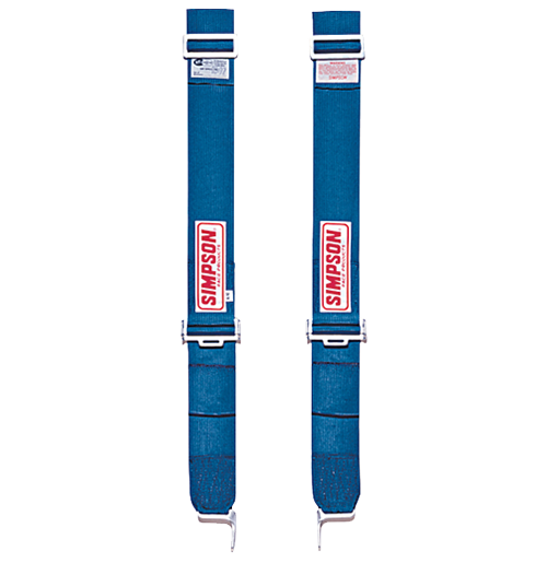 Simpson Racing Shoulder Harnesses - Red