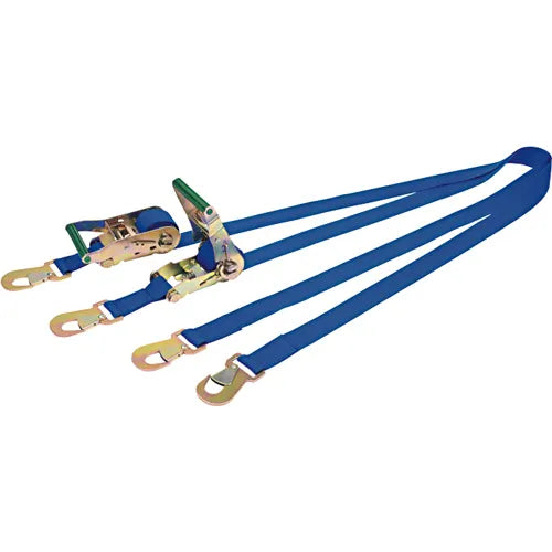 Simpson Racing 35007BK Ratchet Tie-Downs - Black