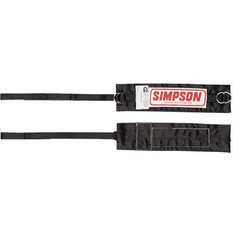 Simpson Racing Arm Restraints - Black - Y Straps