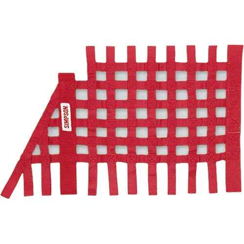 Simpson Racing Standard Stock Car Window Net - Black - 24" X 24" Square