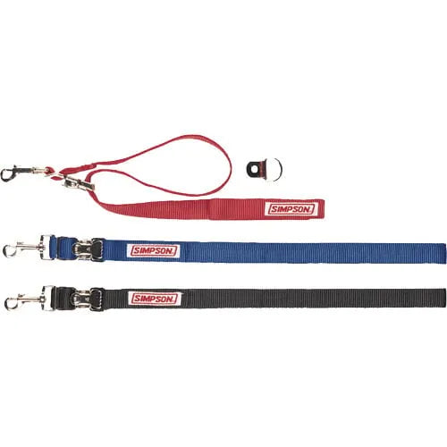 Simpson Racing Helmet Restraints - Blue