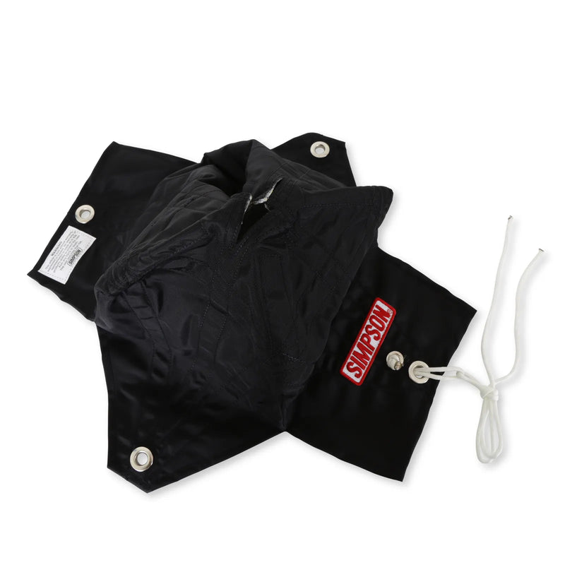 Simpson Racing Parachute Packs - 8' Air Boss Pack - Black Nylon
