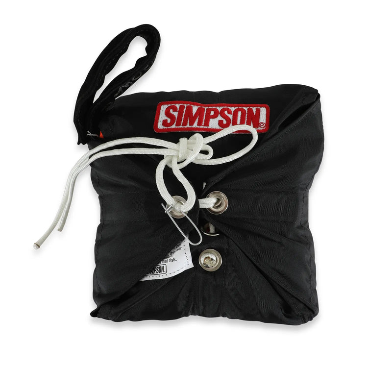 Simpson Racing Mini Dragster Chute - Mini Dragster Parachute - Black -