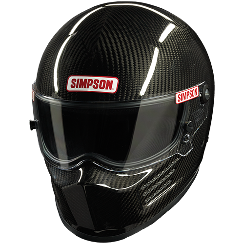 Simpson Racing Carbon Bandit Racing Helmet No Vent MD