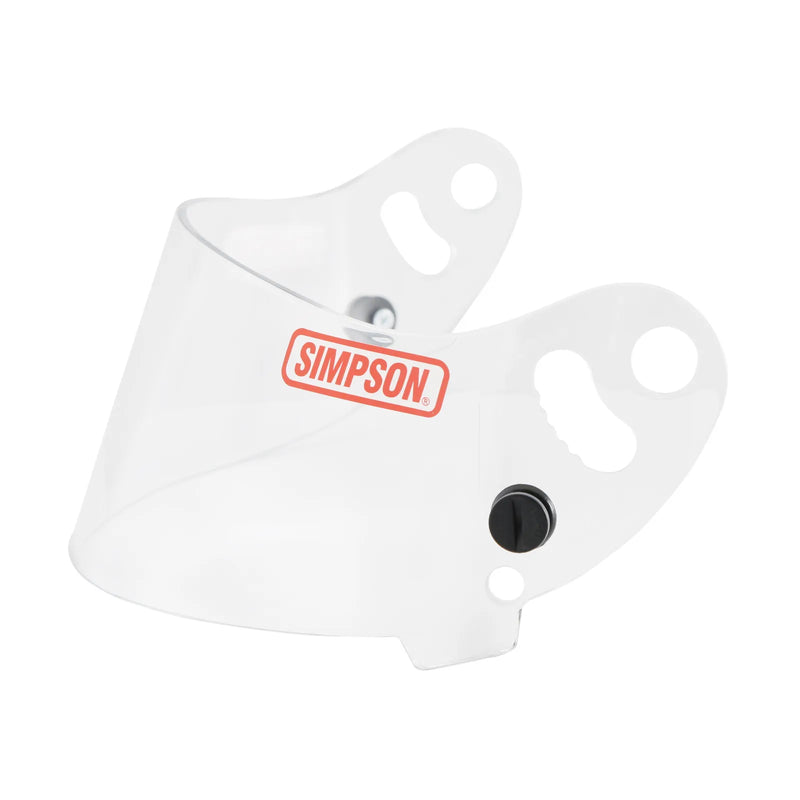 Simpson Racing Helmet Replacement Shields - Clear - Devil Ray