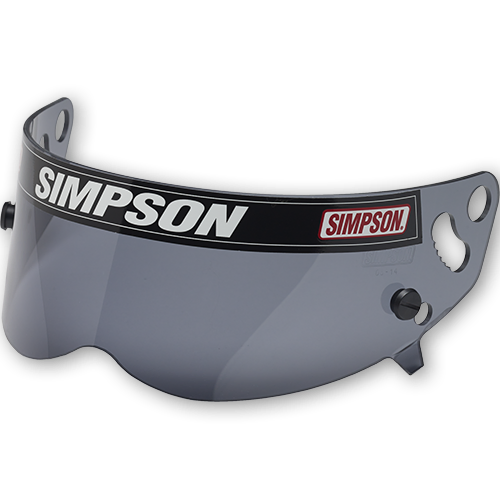 Simpson Racing Helmet Replacement Shields - Smoke - Bandit Super Bandit Carbon Bandit Drag Bandit