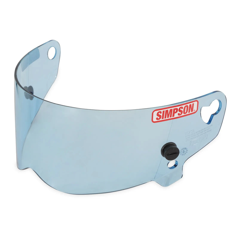 Simpson Racing Helmet Replacement Shields - Hi-Definition Blue - Bandit Super Bandit Drag Bandit