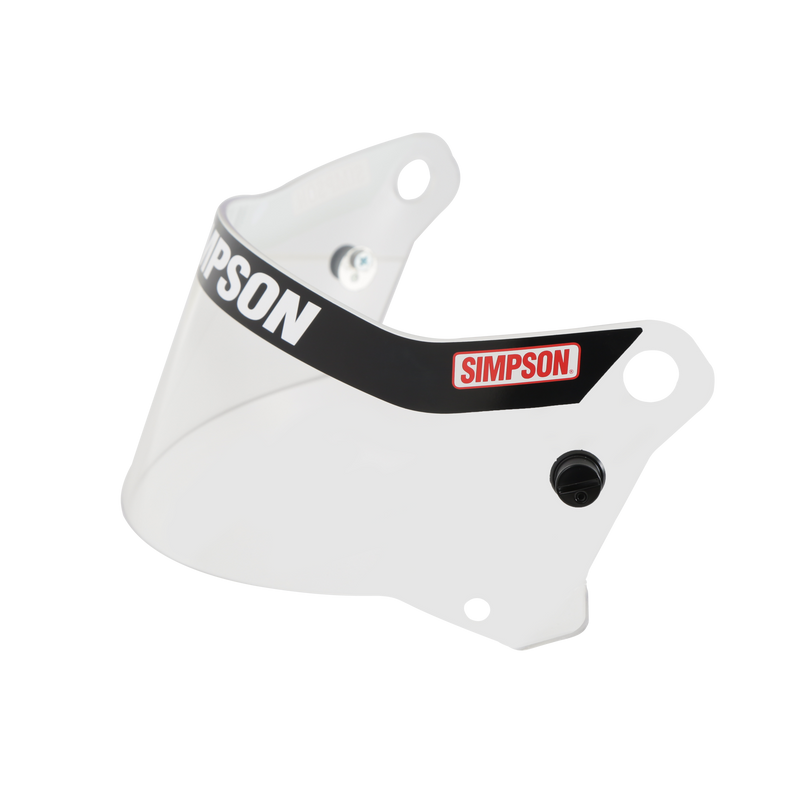 Simpson Racing SD1 Helmet Replacement Shield Anti Scratch - Clear Shield for the SD1 Helmet