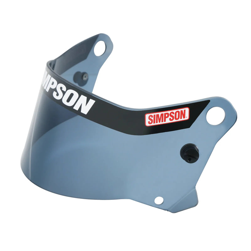 Simpson Racing SD1 Helmet Replacement Shield Antifog/Scratch - Dark Smoke Shield for the SD1 Helmet