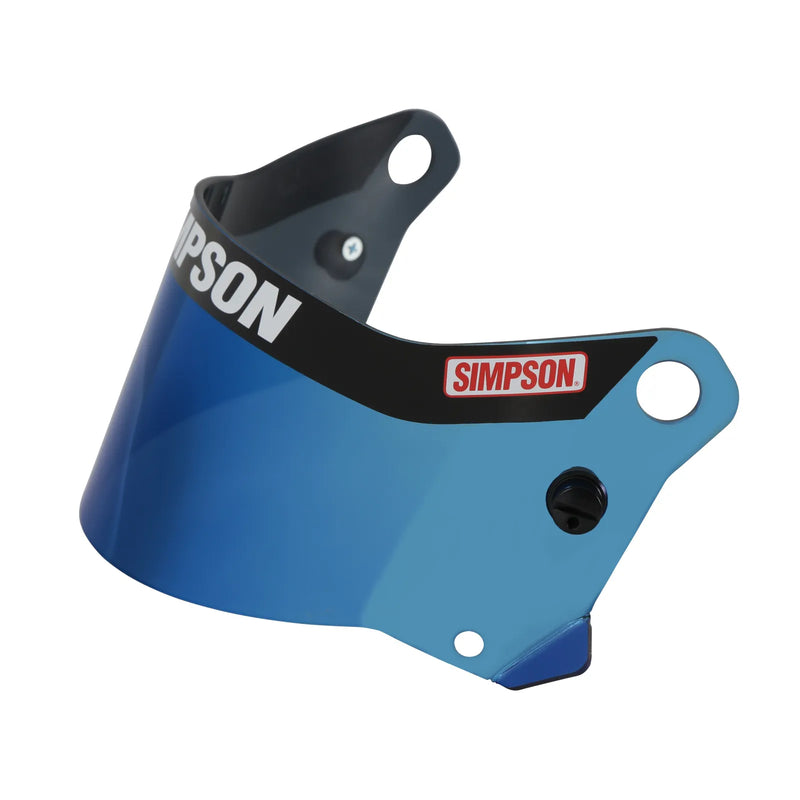 Simpson Racing SD1 Helmet Replacement Shield Antifog/Scratch - Iridium Shield for the SD1 Helmet