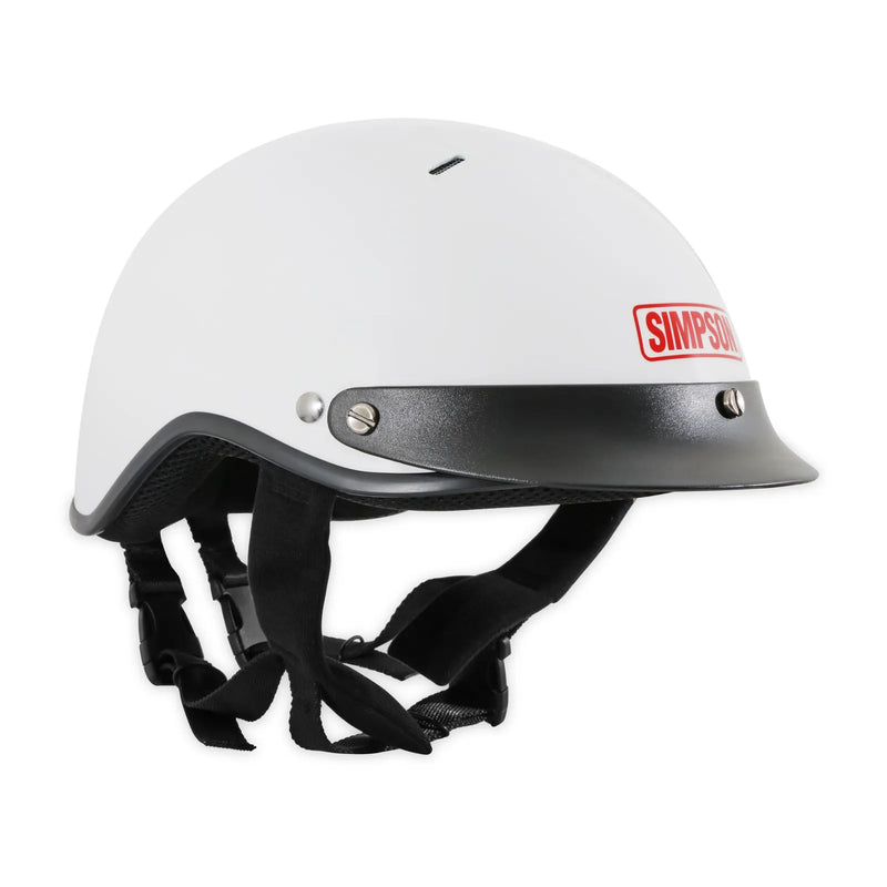 Simpson Racing Shorty Crew Helmet - Small - Gloss White