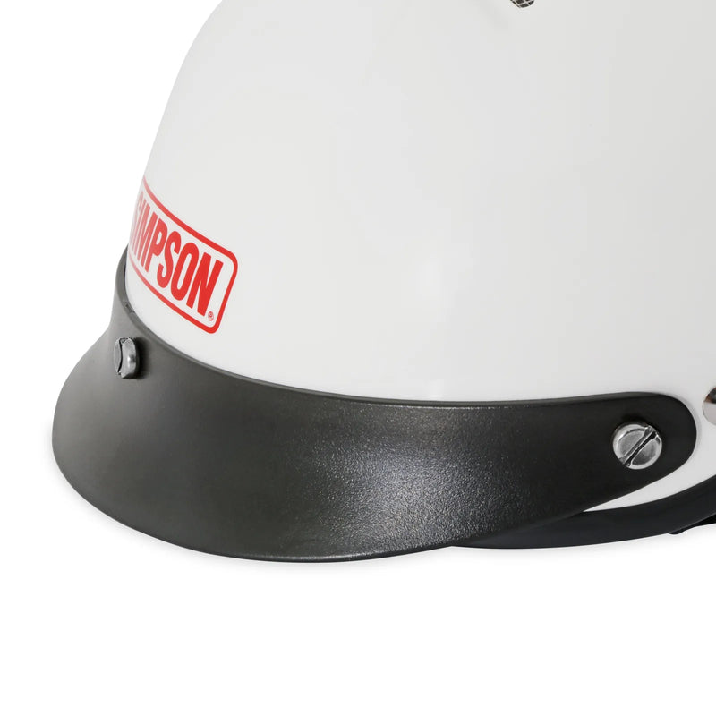 Simpson Racing Shorty Crew Helmet - Large - Gloss White
