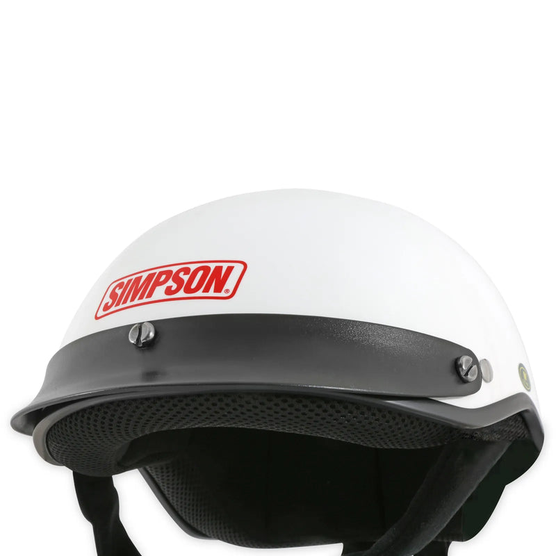 Simpson Racing Shorty Crew Helmet - X-Large - Gloss White