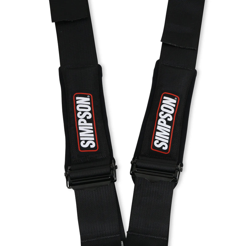 Simpson Racing Latch & Link Off-Road Harness 3" D3 Double Pull Down with Pads - 5-Point Bolt In