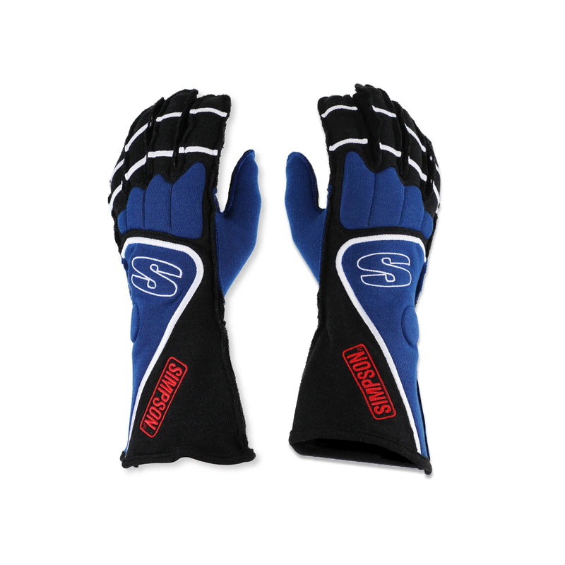 Simpson Racing DNA Racing Gloves - Medium - Blue/Black