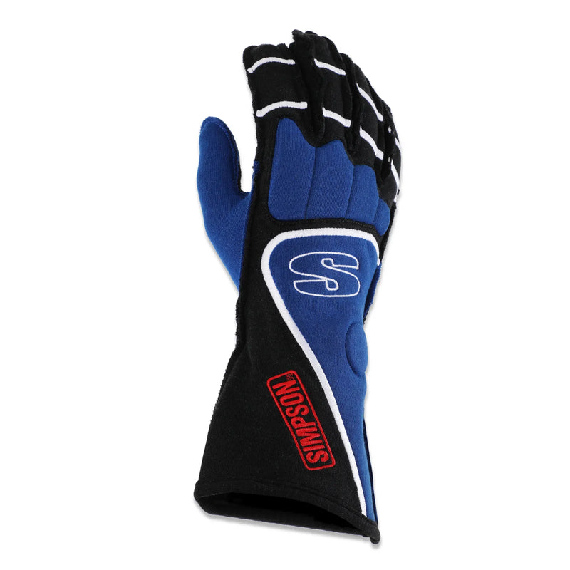 Simpson Racing DNA Racing Gloves - X-Large - Blue/Black