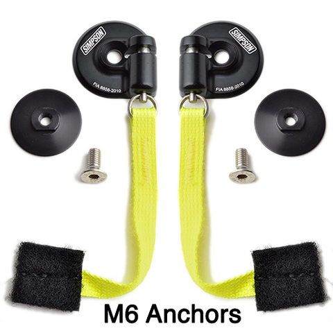 Simpson Racing Hybrid Youth Sport - X-Small Child - M61 Quick Release/Dual End Tether Kit