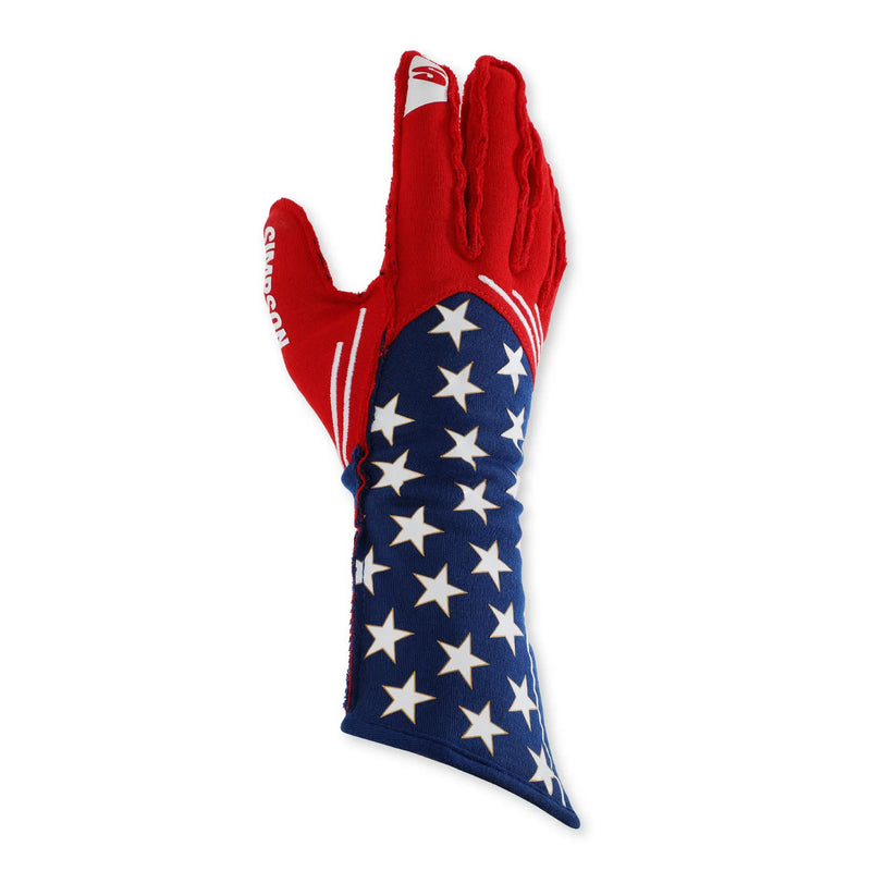 Simpson Racing Liberty Gloves - Medium - Flag