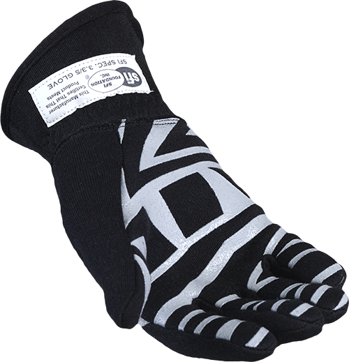 Simpson Racing Young Gun Youth Gloves - Youth Medium - Black