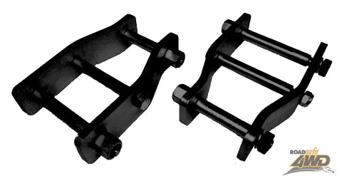 Roadsafe Extended Shackles - Pair (Hilux Solid Axle) — fits Toyota Hilux N80 N90 N100 N110 Series
