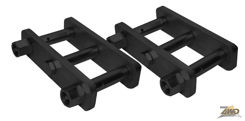 Roadsafe Extended Shackles - Pair (Rodeo 83-03/Jackaroo 86-91) — fits Holden Jackaroo Ubs16 17 56