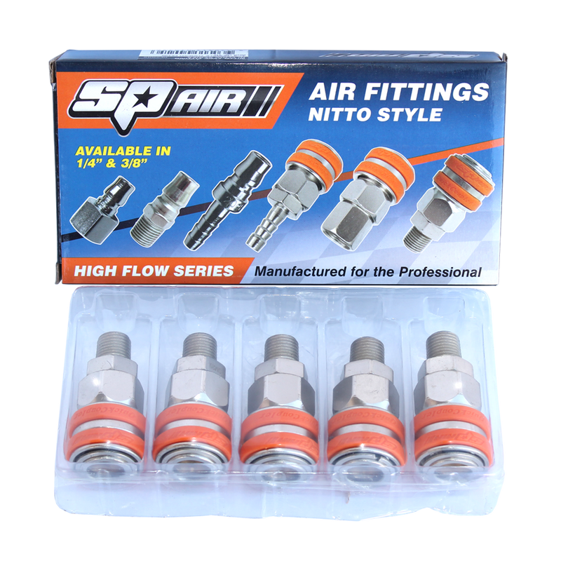 SP Tools Air Tool Fitting - Coupler Male Thread 3/8"