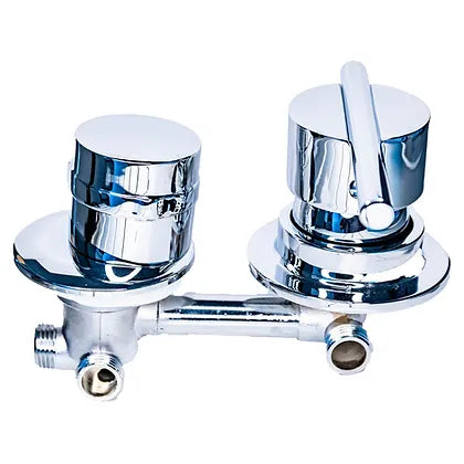Topargee SHOWERMI$ER Chrome In-Wall & Mixer